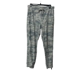 ATHLETA Farallon Jogger Fog Camo Coast Grey Sweatpants Size M